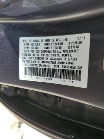 Photo 10 from auction – 2015 HONDA ACCORD LX with VIN 1HGCR2F32FA069907