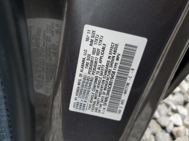 Photo 10 from auction – 2012 HONDA ODYSSEY EX with VIN 5FNRL5H65CB019458