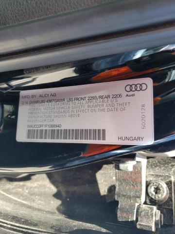 Photo 10 from auction – 2015 AUDI A3 PREMIUM with VIN WAUCCGFF1F1088940