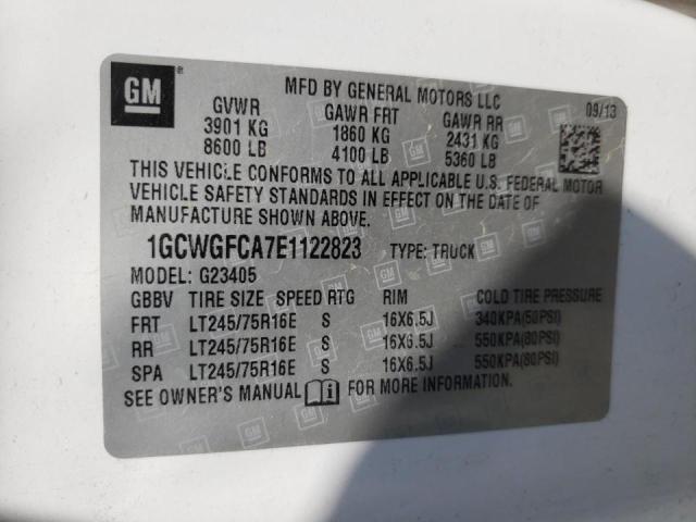 صورة رقم 10 من المزاد - 2014 CHEVROLET EXPRESS G2 مع VIN 1GCWGFCA7E1122823