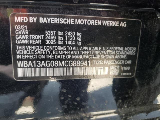 Photo 10 from auction – 2021 BMW 530E with VIN WBA13AG08MCG88941