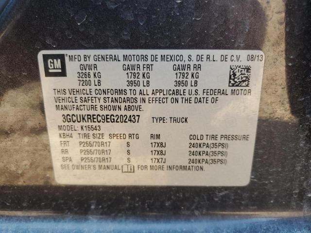 Photo 10 from auction – 2014 CHEVROLET SILVERADO with VIN 3GCUKREC9EG202437