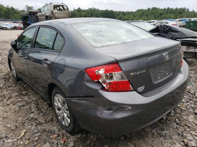 Photo 3 from auction – 2012 HONDA CIVIC LX with VIN 19XFB2F56CE380413