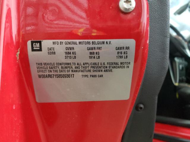 Photo 10 from auction – 2008 SATURN ASTRA XE with VIN W08AR671585093617