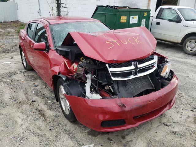 DODGE AVENGER SX 2012 with VIN 1C3CDZCB4CN212429 - Photo from auction