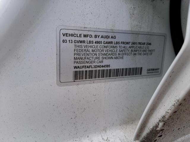 Photo 10 from auction – 2013 AUDI A4 PREMIUM with VIN WAUFFAFL3DN044595