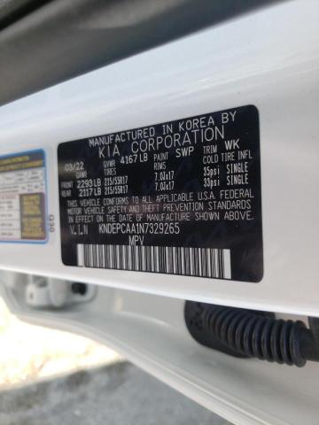 Photo 10 from auction – 2022 KIA SELTOS with VIN KNDEPCAA1N7329265