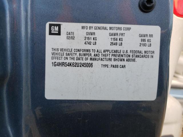Photo 10 from auction – 2002 BUICK LESABRE LI with VIN 1G4HR54K62U245006