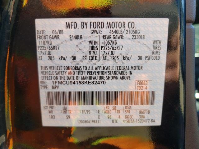Photo 10 from auction – 2008 FORD ESCAPE LIM with VIN 1FMCU94158KE82470