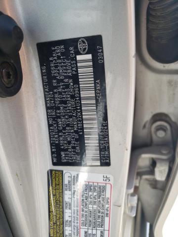 Photo 10 from auction – 2004 TOYOTA CAMRY LE with VIN 4T1BE32K44U349960