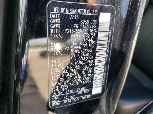 Photo 10 from auction – 2015 NISSAN JUKE S with VIN JN8AF5MR1FT513259
