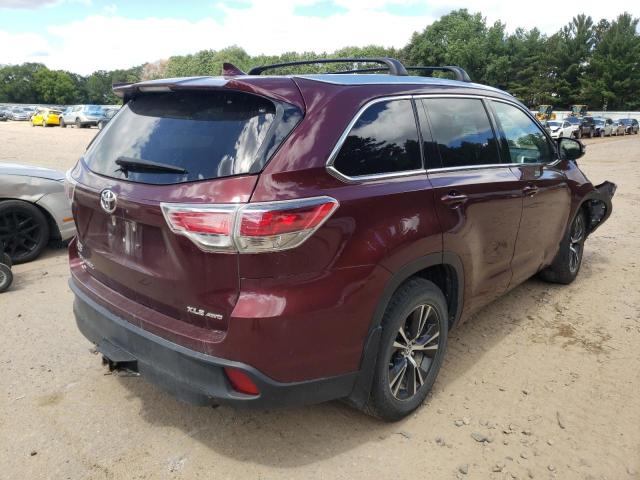Photo 4 from auction – 2016 TOYOTA HIGHLANDER with VIN 5TDJKRFH0GS225414