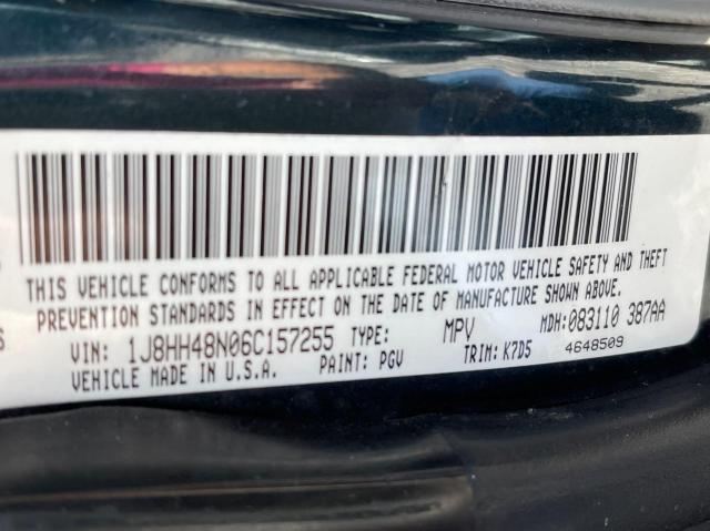 Photo 10 from auction – 2006 JEEP COMMANDER with VIN 1J8HH48N06C157255