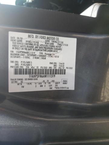 Photo 10 from auction – 2010 FORD FOCUS SE with VIN 1FAHP3FN6AW111319