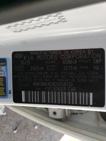 Photo 10 from auction – 2013 KIA OPTIMA HYB with VIN KNAGM4AD9D5058710