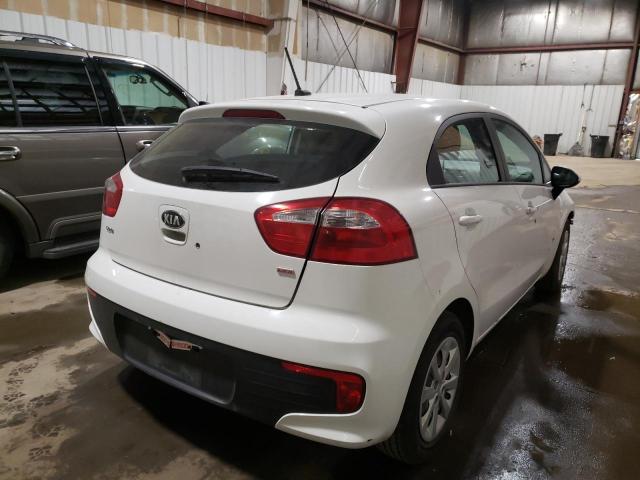Photo 4 from auction – 2016 KIA RIO LX with VIN KNADM5A34G6648506