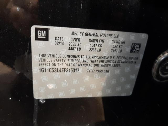 Photo 10 from auction – 2014 CHEVROLET MALIBU 1LT with VIN 1G11C5SL4EF216317