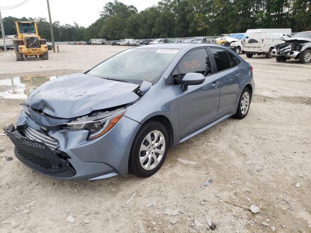 Photo 2 from auction – 2021 TOYOTA COROLLA LE with VIN JTDEPMAE5MJ164346