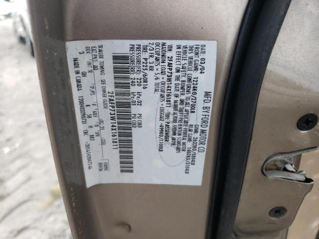 Photo 10 from auction – 2004 FORD CROWN VICT with VIN 2FAFP73W14X161811