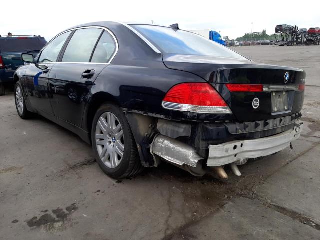 Photo 3 from auction – 2003 BMW 745 LI with VIN WBAGN634X3DR12307