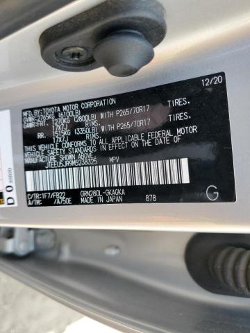 Photo 10 from auction – 2021 TOYOTA 4RUNNER SR with VIN JTEEU5JR9M5238325