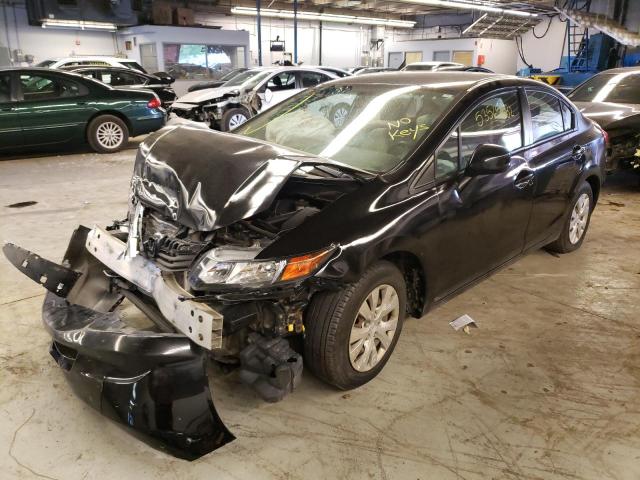 Photo 2 from auction – 2012 HONDA CIVIC LX with VIN 2HGFB2F56CH318211