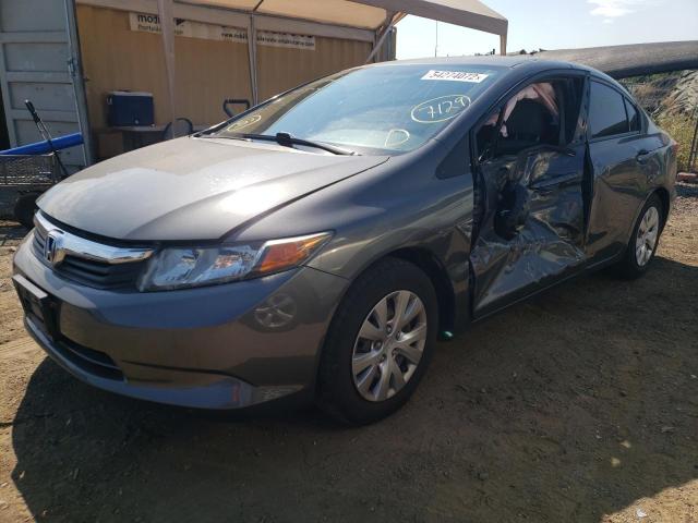 Photo 2 from auction – 2012 HONDA CIVIC LX with VIN 2HGFB2F5XCH601212