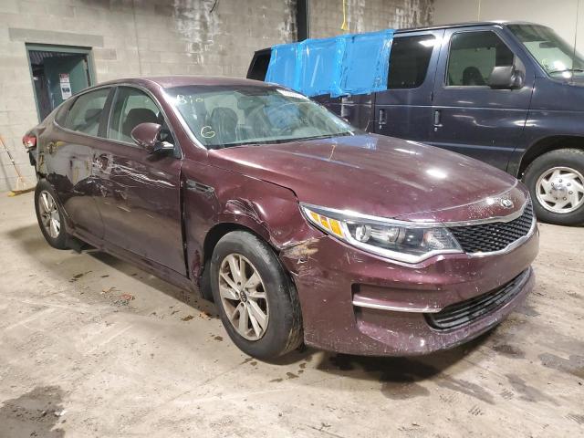 KIA OPTIMA LX 2016 with VIN 5XXGT4L33GG090868 - Photo from auction