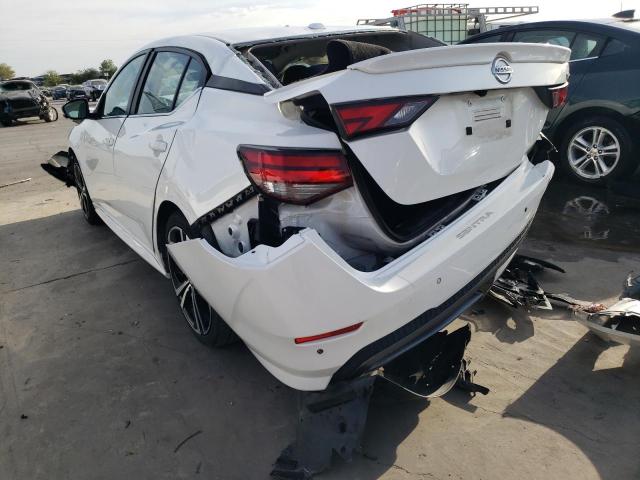 Photo 3 from auction – 2020 NISSAN SENTRA SR with VIN 3N1AB8DV0LY260656