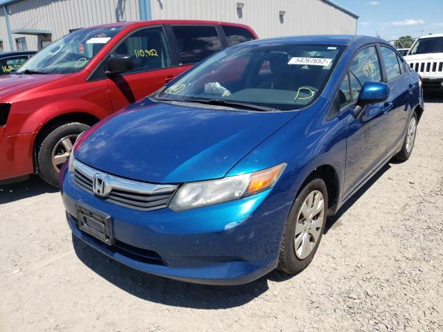 Photo 2 from auction – 2012 HONDA CIVIC LX with VIN 2HGFB2F54CH508380