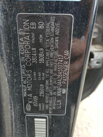 Photo 10 from auction – 2010 KIA FORTE EX with VIN KNAFU4A28A5107417