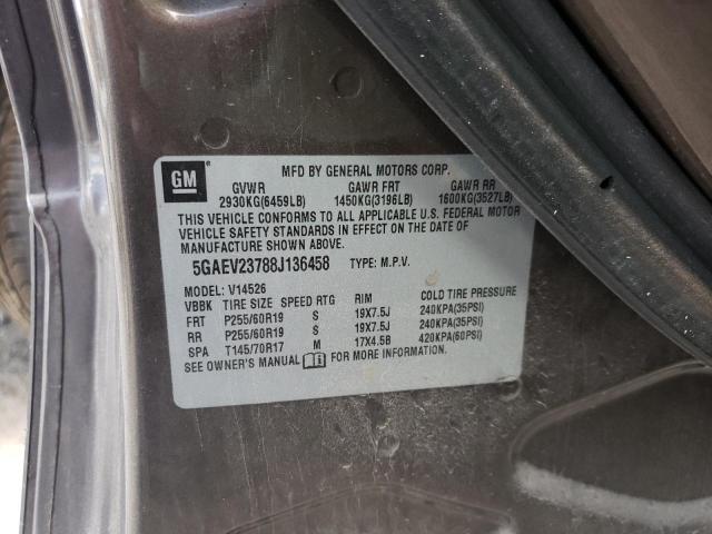 Photo 10 from auction – 2010 BUICK ENCLAVE with VIN 5GAEV23788J136458