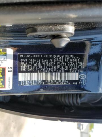 Photo 10 from auction – 2015 TOYOTA COROLLA L with VIN 2T1BURHE7FC368868