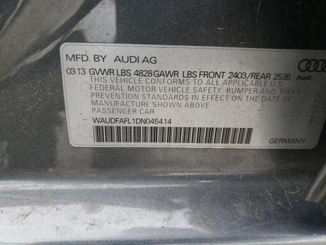 Photo 10 from auction – 2013 AUDI A4 PREMIUM with VIN WAUDFAFL1DN045414