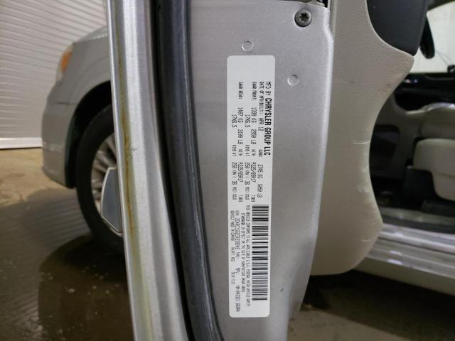 Photo 10 from auction – 2012 CHRYSLER TOWN & COU with VIN 2C4RC1GG2CR339246
