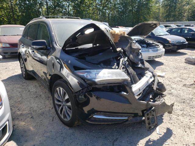 ACURA MDX TECHNO 2014 with VIN 5FRYD4H40EB002280 - Photo from auction