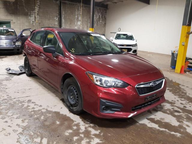 SUBARU IMPREZA 2017 with VIN 4S3GTAA6XH3731477 - Photo from auction