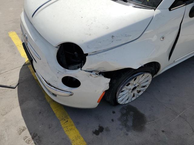 Photo 9 from auction – 2012 FIAT 500 LOUNGE with VIN 3C3CFFER3CT275668