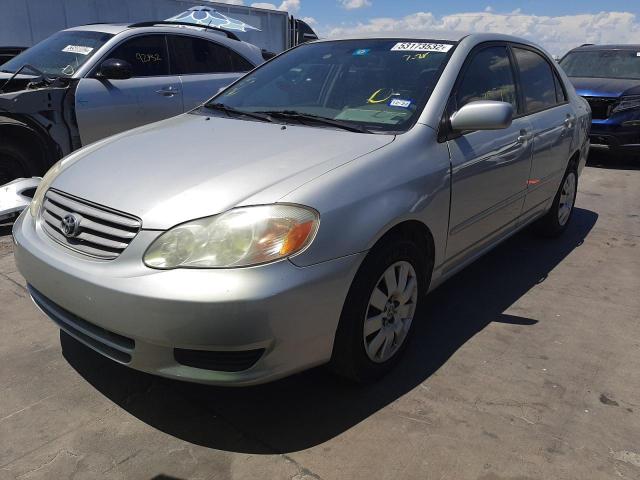 Photo 2 from auction – 2004 TOYOTA COROLLA CE with VIN 2T1BR38E34C242857
