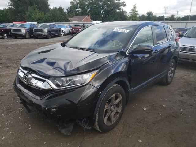 Photo 2 from auction – 2018 HONDA CR-V EX with VIN 2HKRW2H52JH669232