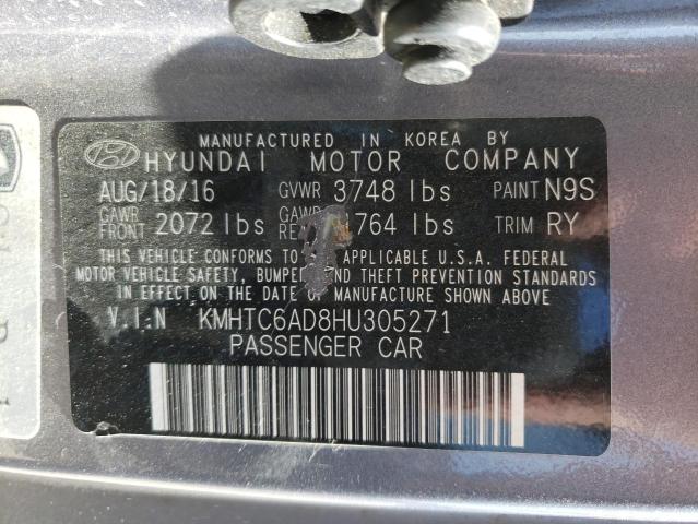 Photo 10 from auction – 2017 HYUNDAI VELOSTER with VIN KMHTC6AD8HU305271