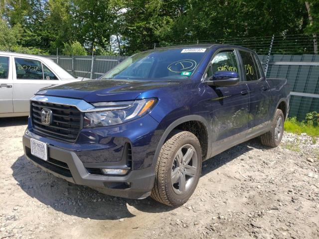 Photo 2 from auction – 2022 HONDA RIDGELINE with VIN 5FPYK3F52NB026455