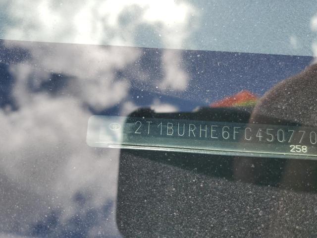 Photo 10 from auction – 2015 TOYOTA COROLLA L with VIN 2T1BURHE6FC450770