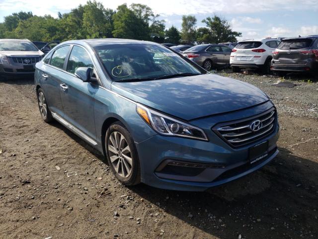 HYUNDAI SONATA SPO 2017 with VIN 5NPE34AF6HH593224 - Photo from auction