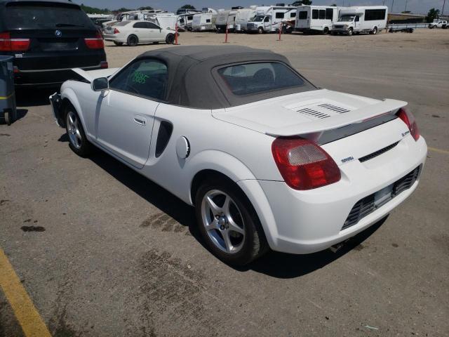 Photo 3 from auction – 2000 TOYOTA MR2 SPYDER with VIN JTDFR3203Y0022584
