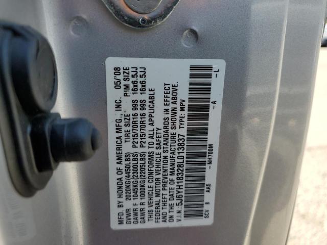 Photo 10 from auction – 2008 HONDA ELEMENT LX with VIN 5J6YH18328L013837