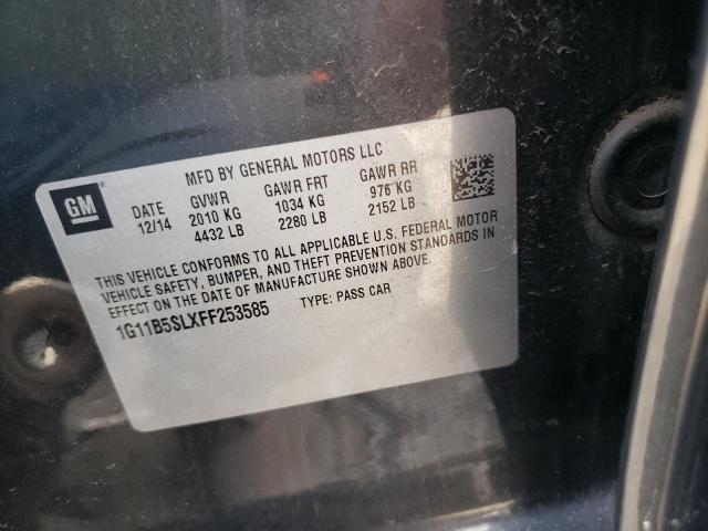 Photo 10 from auction – 2015 CHEVROLET MALIBU LS with VIN 1G11B5SLXFF253585