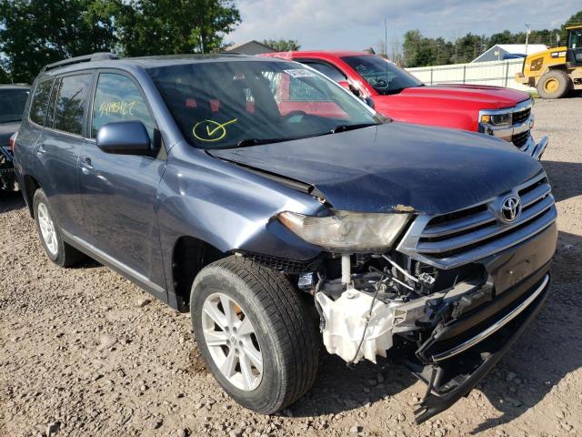 TOYOTA HIGHLANDER 2013 with VIN 5TDBK3EH3DS186686 - Photo from auction