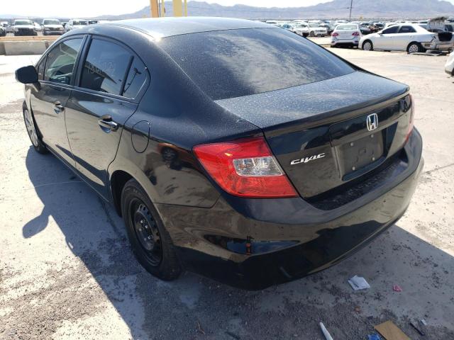 Photo 3 from auction – 2012 HONDA CIVIC LX with VIN 19XFB2F5XCE047180