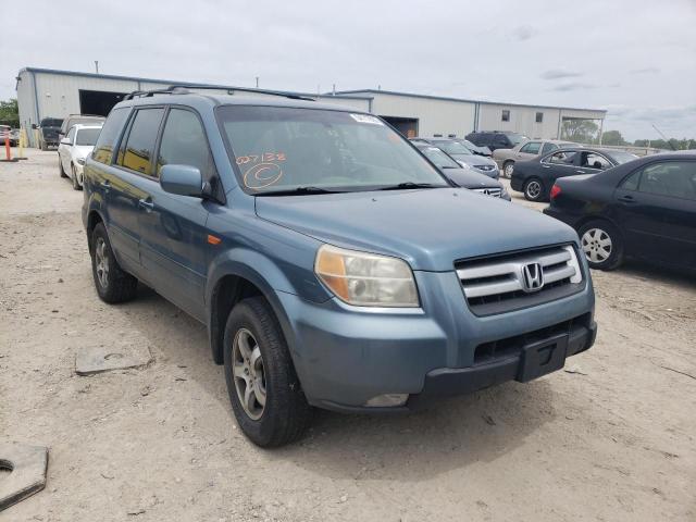 HONDA PILOT EX 2006 with VIN 5FNYF18566B027138 - Photo from auction
